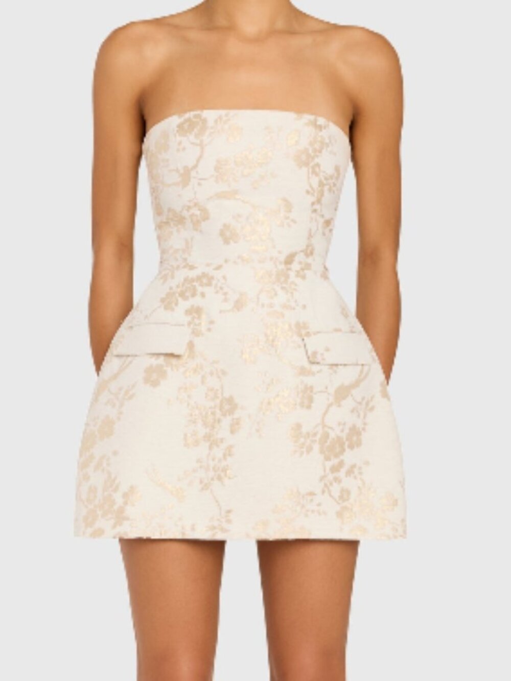 Amanda Uprichard Strapless Bethany Romper